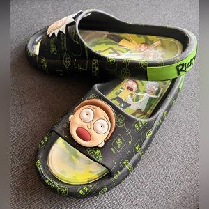 Rick and Morty Slides / Slippers (size 7 boys/men, size 8 women)